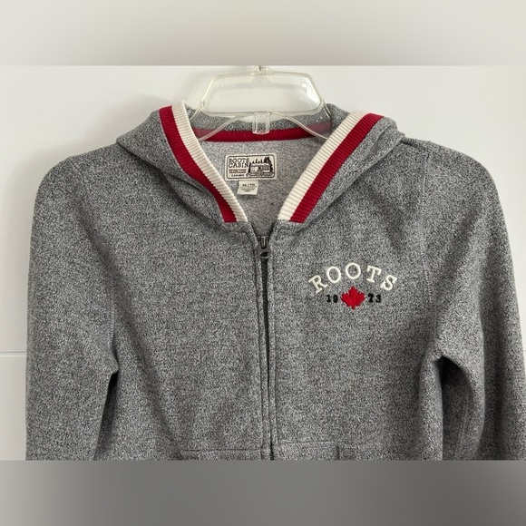 💛Like New💛 Roots: Kids Full Zip-Up Hoodie- Size XL - Picture 2 of 9